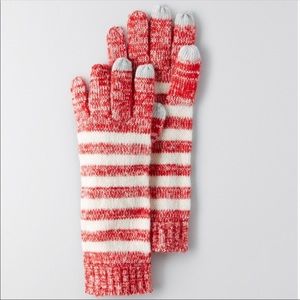 New American Eagle Women’s Knit Striped Gloves